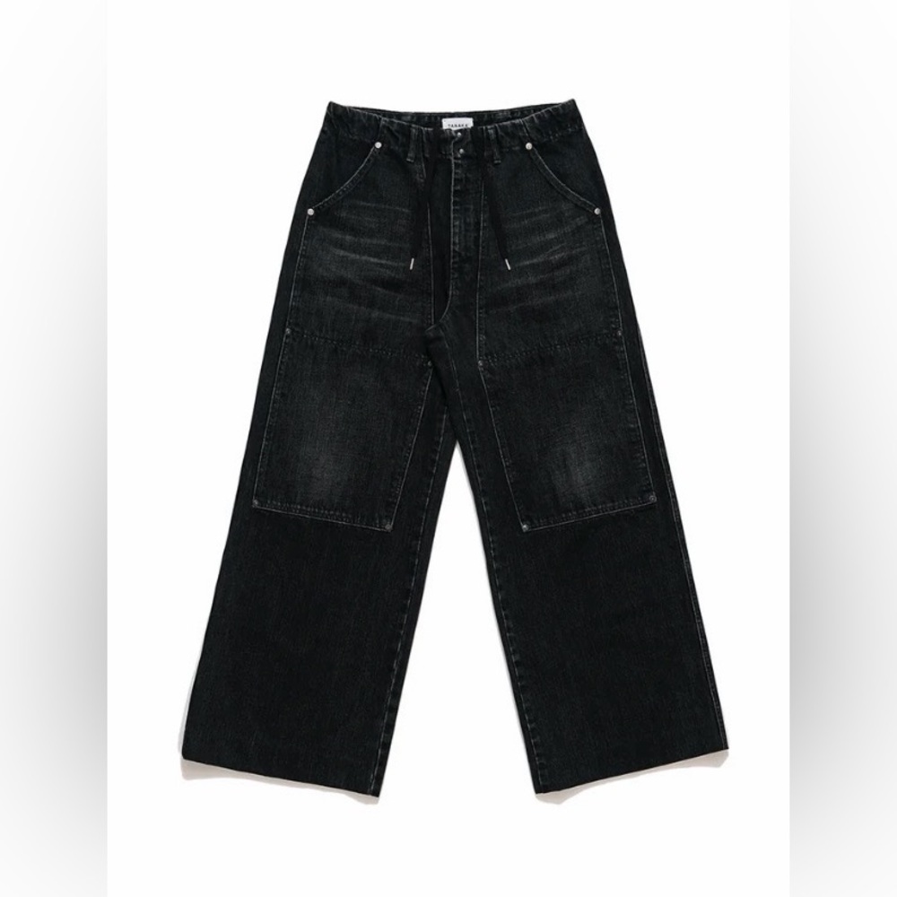 Tanaka WORK JEAN TROUSERS - BLACK